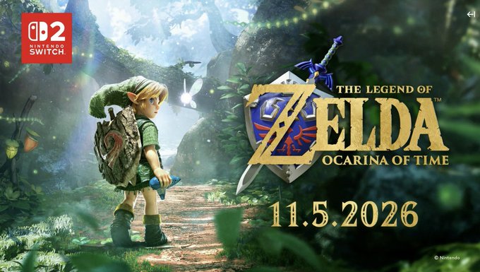 O remake de The Legend of Zelda: Ocarina of Time foi um dos principais anúncios da apresentação de 40 anos.