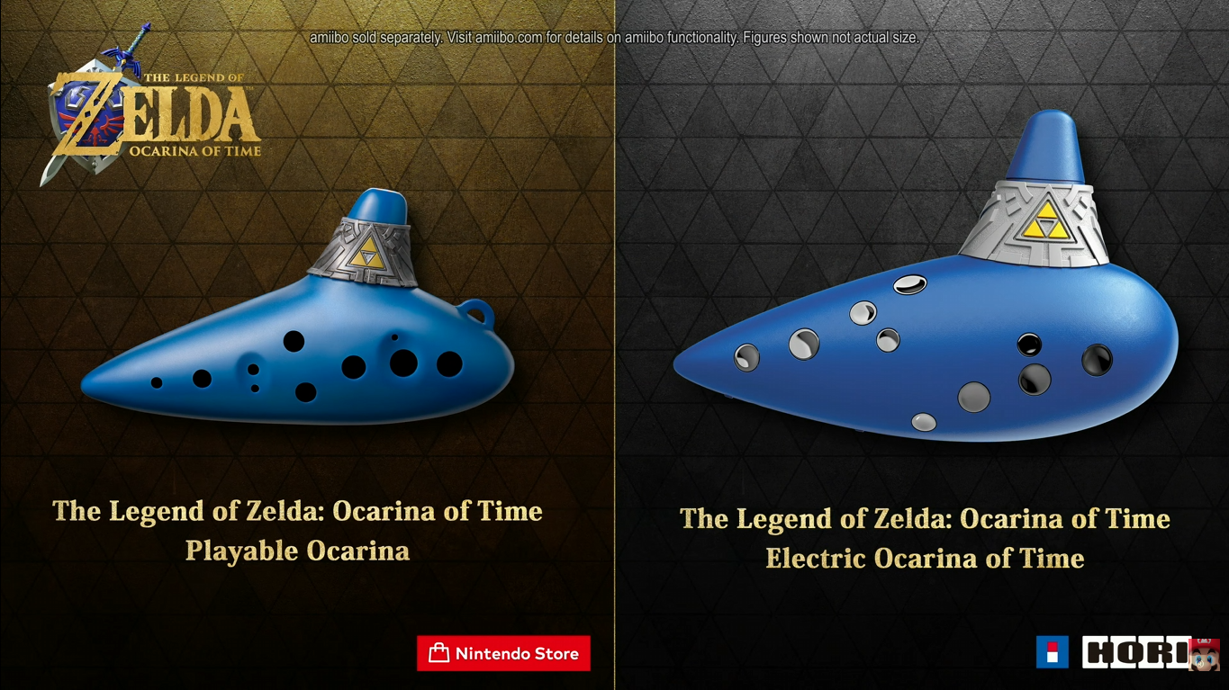 A Ocarina também ganha versões físicas durante as comemorações de 40 anos da franquia.