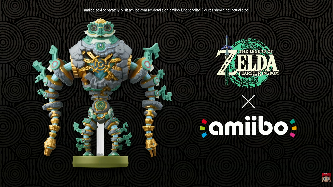 Novo amiibo de The Legend of Zelda: Tears of the Kingdom.