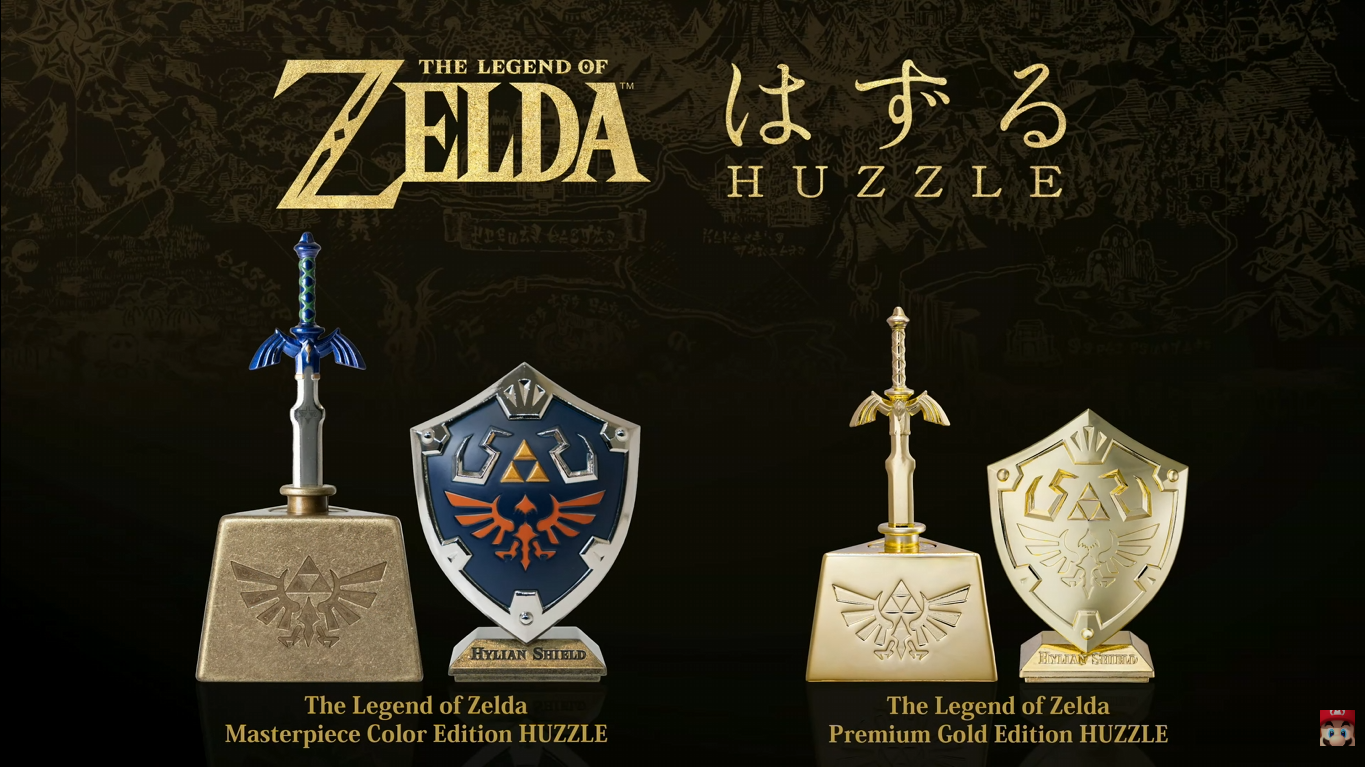 Master Sword e Escudo Hylian fazem parte dos produtos comemorativos apresentados para os 40 anos de Zelda.