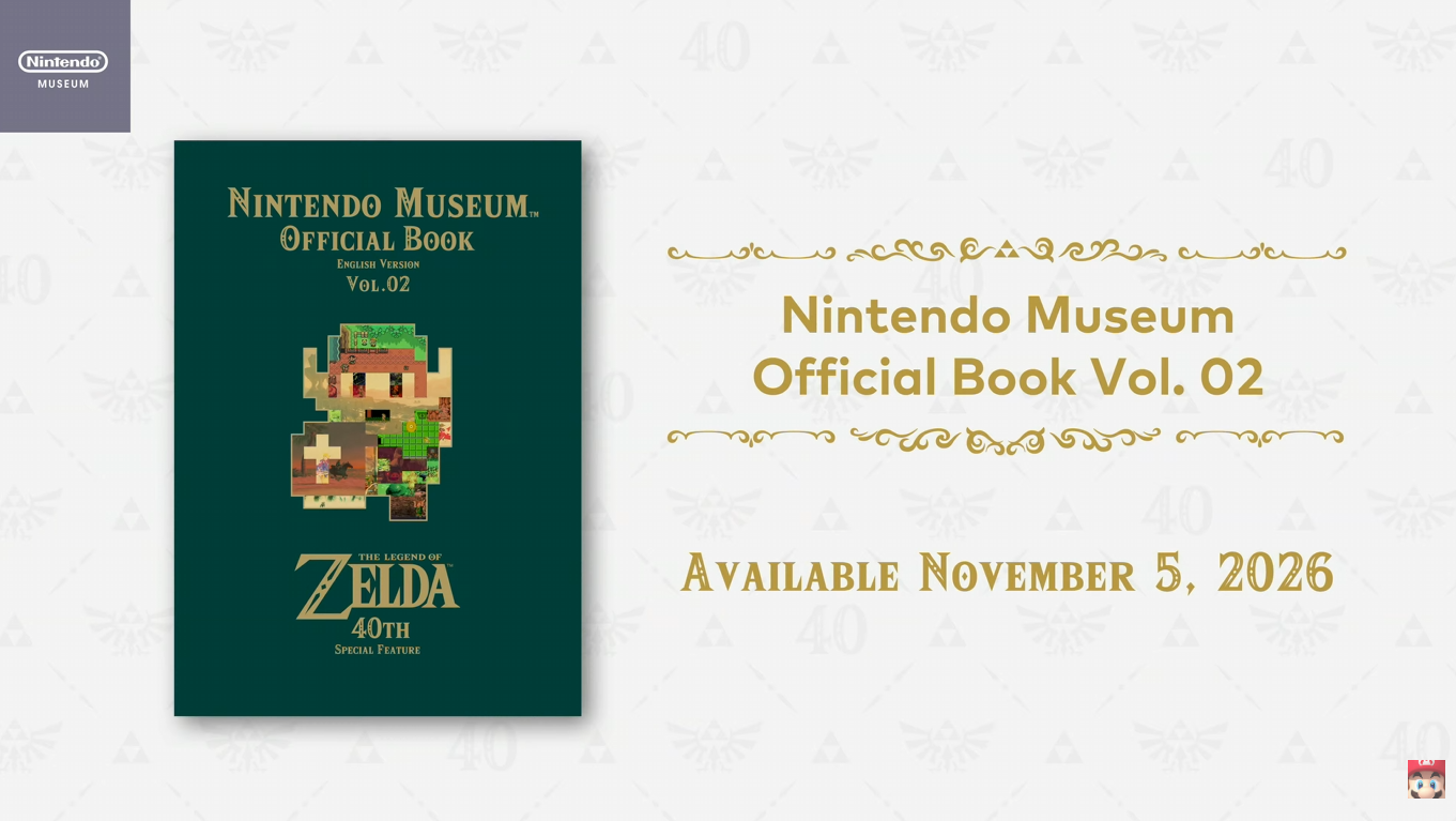 Segundo volume do livro do Nintendo Museum apresentado durante as comemorações.